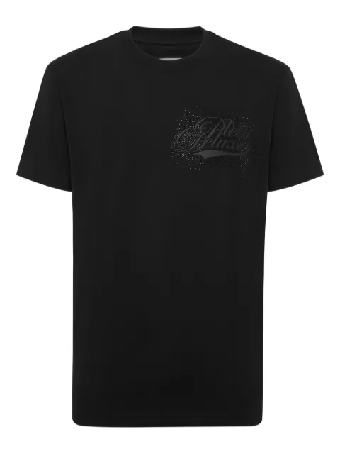 Philipp Plein rhinestone-embellished T-shirt Black AAECMTK8618PJY002N