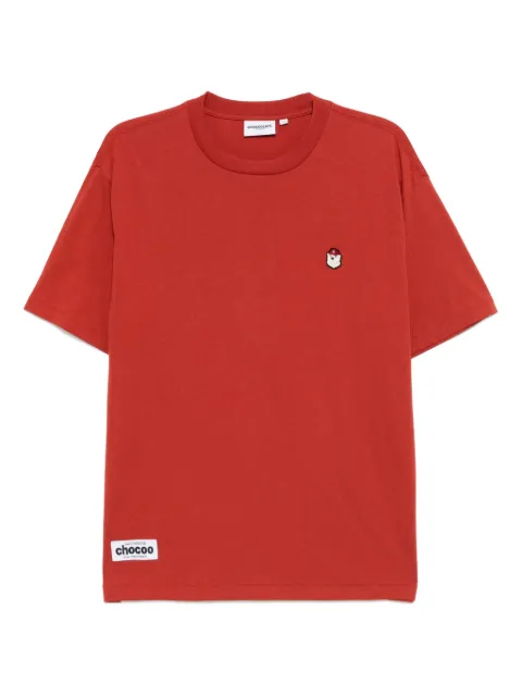 CHOCOOLATE logo-patch T-shirt Red TEC1090XU4