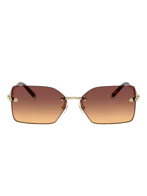 Tiffany & Co Eyewear geometric-frame sunglasses Gold TF3088