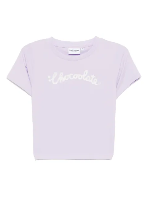 CHOCOOLATE logo T-shirt Purple TEL1943XU