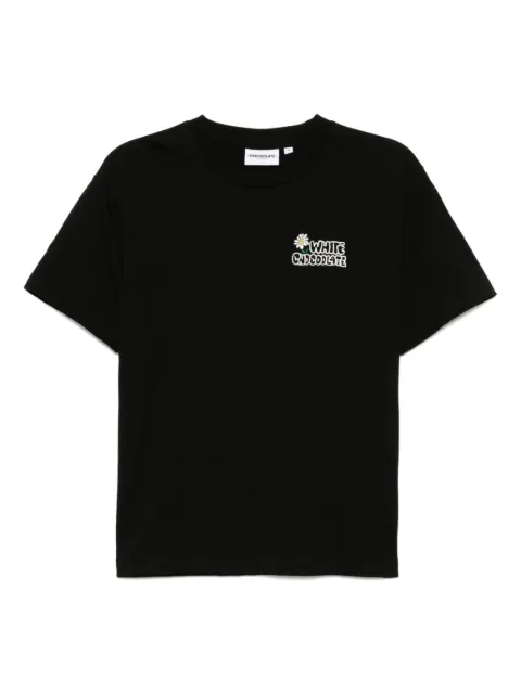 CHOCOOLATE logo-embroidered T-shirt Black TEL1953XU