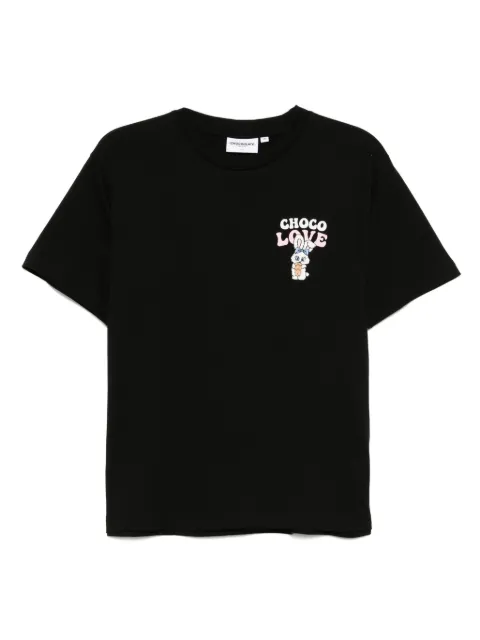 CHOCOOLATE embroidered T-shirt Black TEL1948XU
