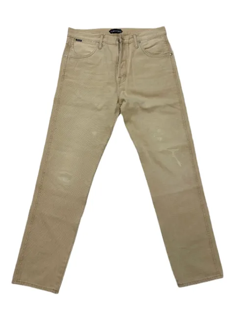 TOM FORD cotton jeans Neutrals DPT002DMC019S23