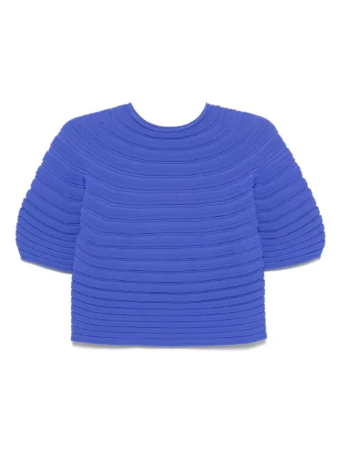 Pleats Please Issey Miyake Mushroom top Blue PP56KK831