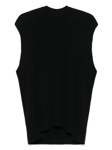 Homme Plissé Issey Miyake cotton vest Black HP56KE227