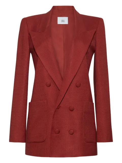 Adam Lippes double-breasted blazer Red P25805TR