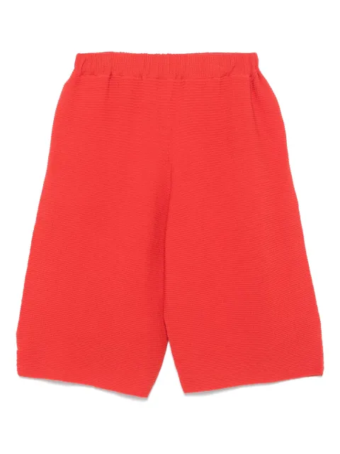 Homme Plissé Issey Miyake cotton shorts Red HP56KF226