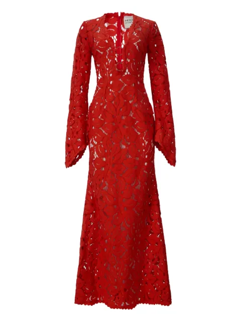 MOOS STUDIO Flame Bloom dress Red MOOS222
