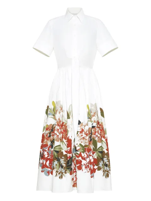 Adam Lippes Attacher midi dress White P25711PP