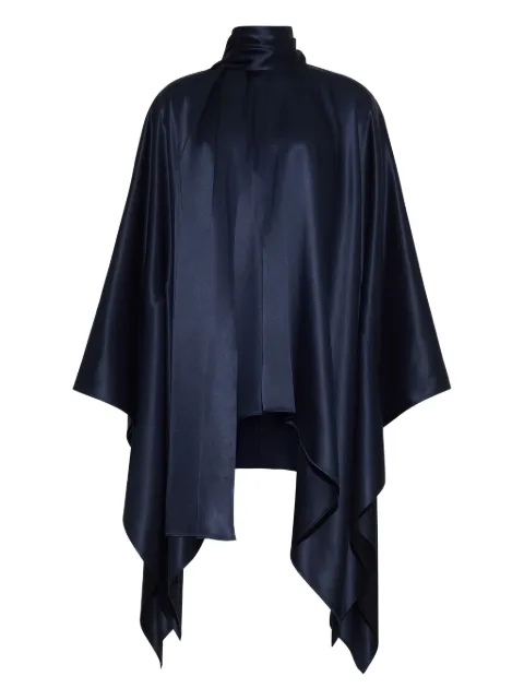 Adam Lippes Tana kaftan top Blue P25134HM
