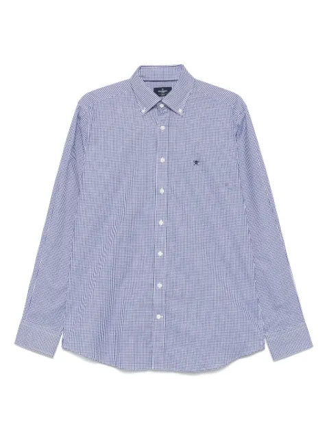 Hackett London logo-embroidered shirt White HM309165