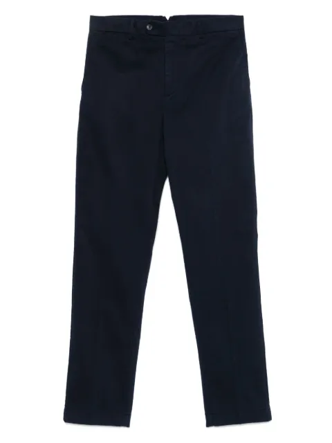 Hackett London logo-patch chinos Blue HM212487R