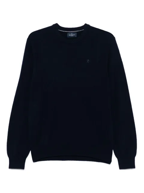 Hackett London wool sweater Blue HM703237