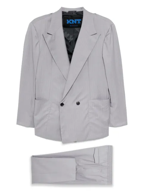 Kiton pinstripe suit Grey UAS0109K0614E07001