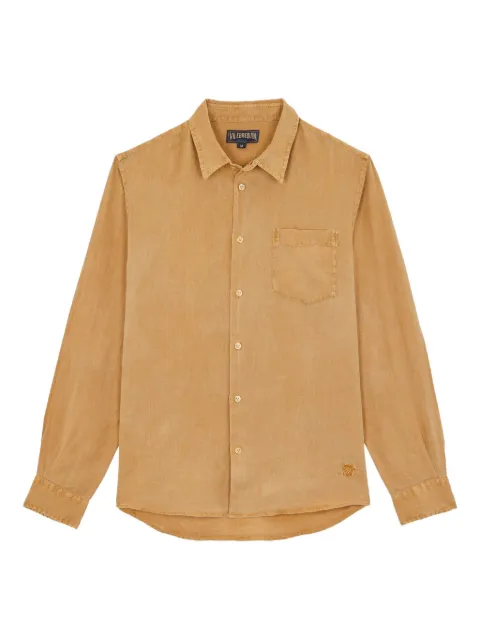 Vilebrequin linen shirt Brown CRSCU103
