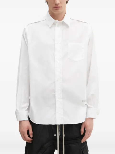 Undercover panelled poplin shirt White UP1E4410