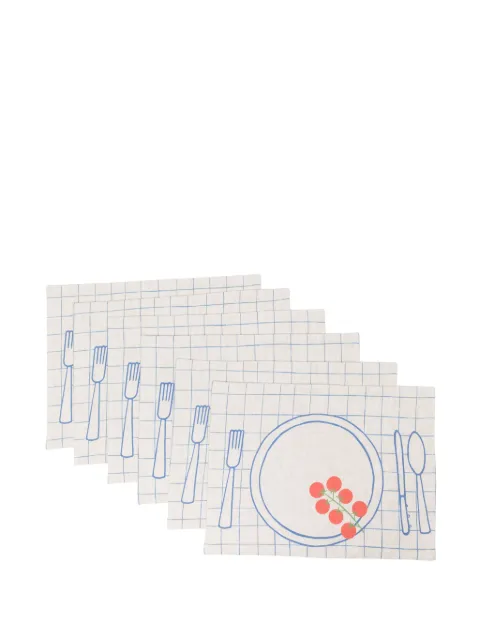 Bambah Friendsgiving placemats (set of six) Neutrals BMBH002