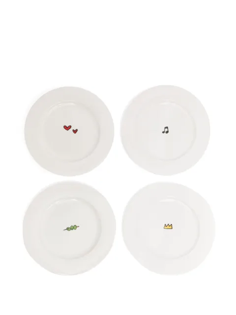 Bambah So & So plates (set of four) White BMBH037