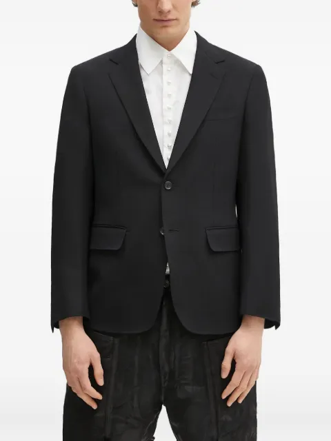WACKO MARIA single-breasted blazer Black 24FWWMOSU01