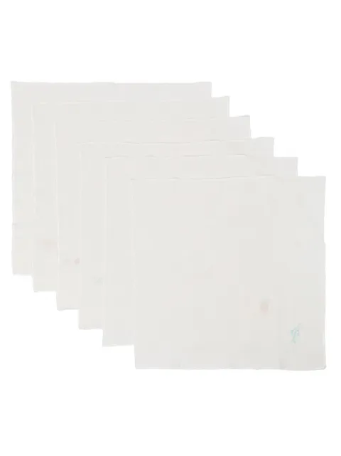 Bambah Alfresco napkins (set of six) White BMBH014