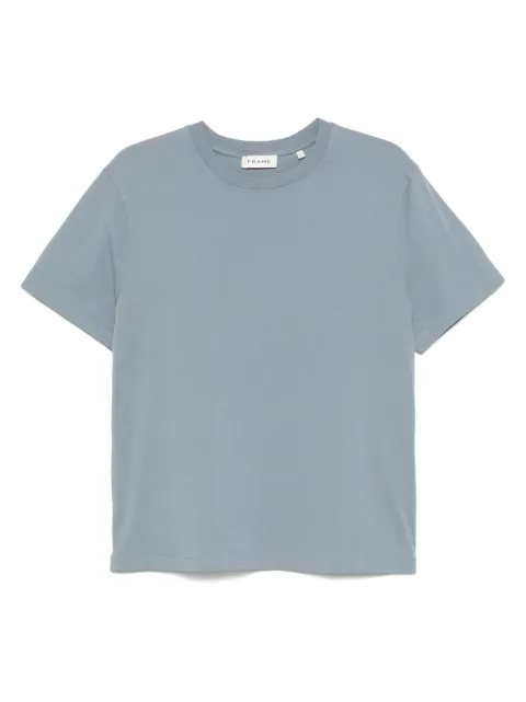 FRAME logo-embroidered T-shirt Blue LMTS0393