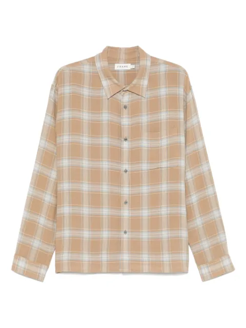 FRAME plaid shirt Neutrals MS25WSH008