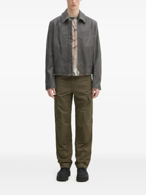 Kenzo leather jacket Grey FF55LB1440AB