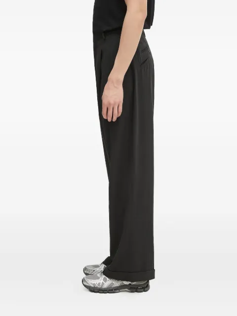 Kenzo pleated cuffed-hem trousers Black FF55PA3679RI