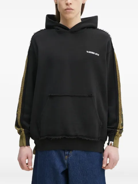 A BATHING APE® camouflage-print hoodie Black 30114313