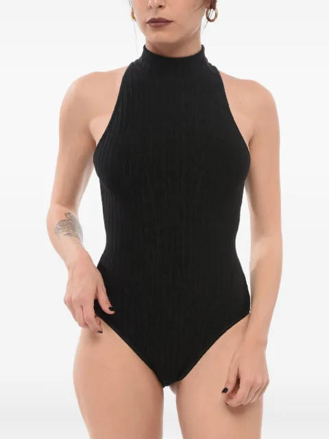 Alaïa jacquard bodysuit Black AA9B02405M8380
