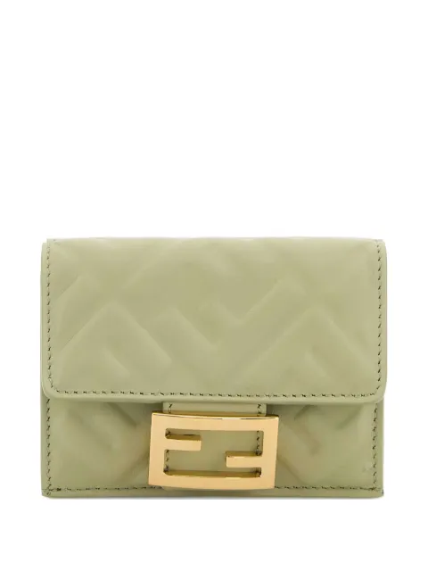 FENDI leather wallet Green 8M0395AAJD
