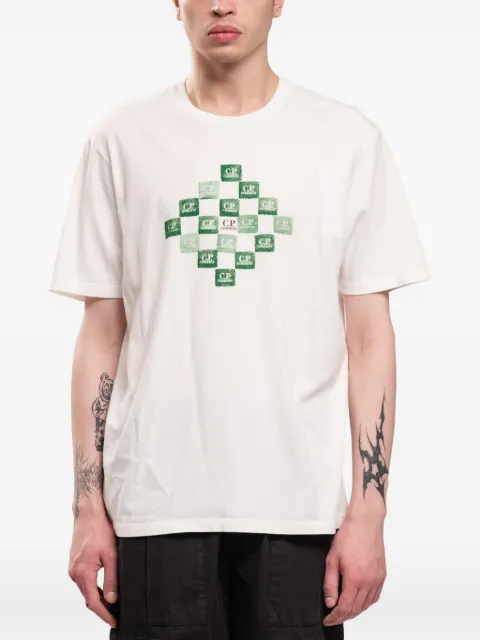 C.P. Company graphic-print T-shirt White 17CMTS240A005431G