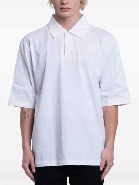 Marni logo-print polo shirt White POMU0037A5USCX22WJW