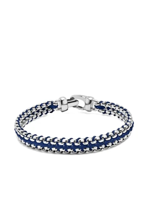 Nialaya Jewelry woven bracelet Silver MSP082