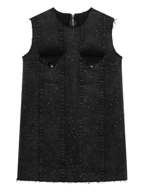 Namacheko seams-details sleeveless mini dress Black NS25612WN1222