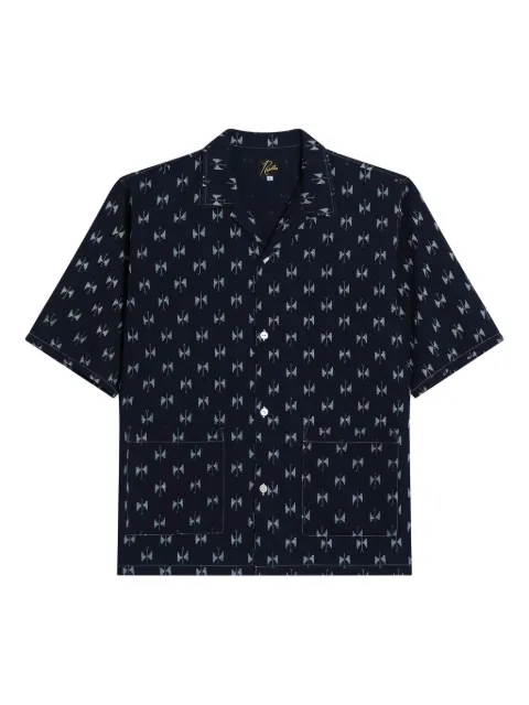 Needles short-sleeve shirt Blue QV186CO