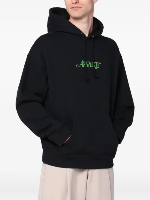 Awake NY logo-embroidered hoodie Black AWKSP25HD002
