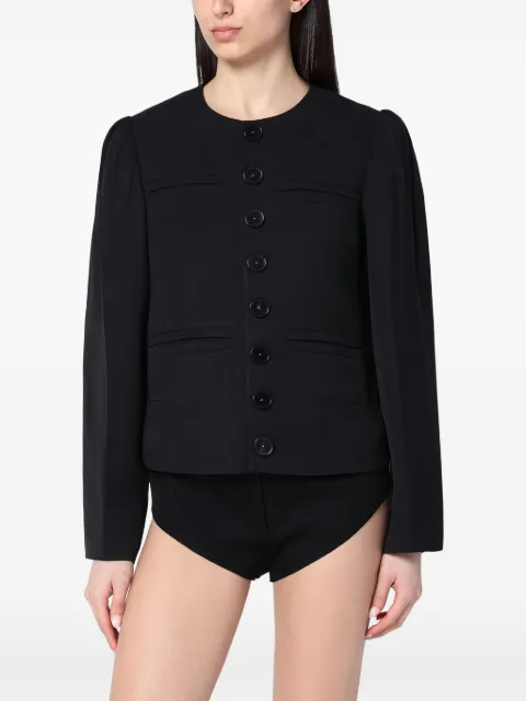 Namacheko collarless jacket Black NS25305N4515