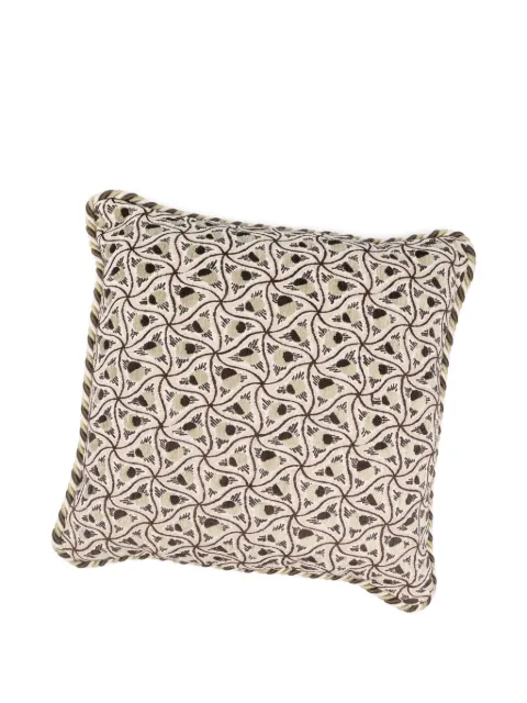 Soho Home Murphy jacquard-patterned corded cushion Neutrals 78110729