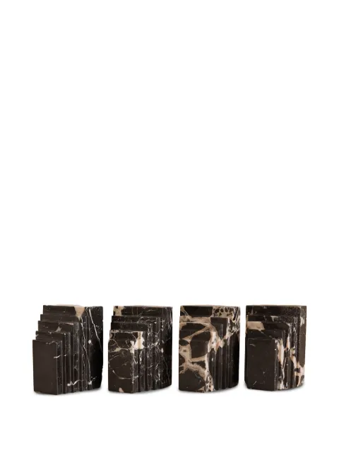 Soho Home Lola marble bookends Black 72797613