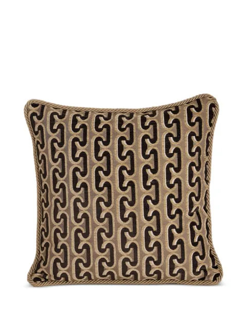 Soho Home Budleigh geometric-pattern square cushion Neutrals 79976838