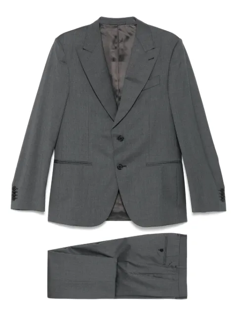 Caruso single-breasted suit Grey LN1JM211FS018AZPE0N06