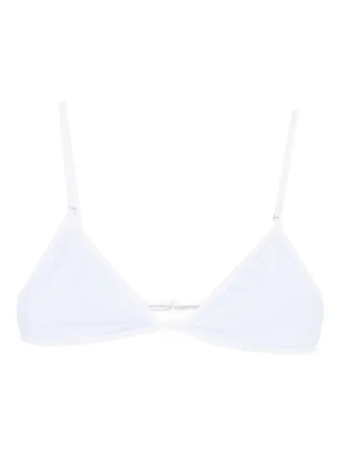 Roberta Einer x Kiss ‘n Thrill Frida triangle-cup bikini top Blue RESS25T2