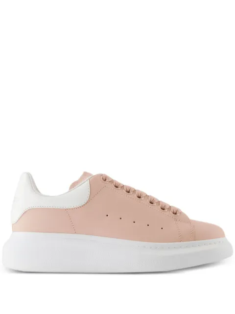 Alexander McQueen Oversized leather sneakers Pink 553770WIAEE