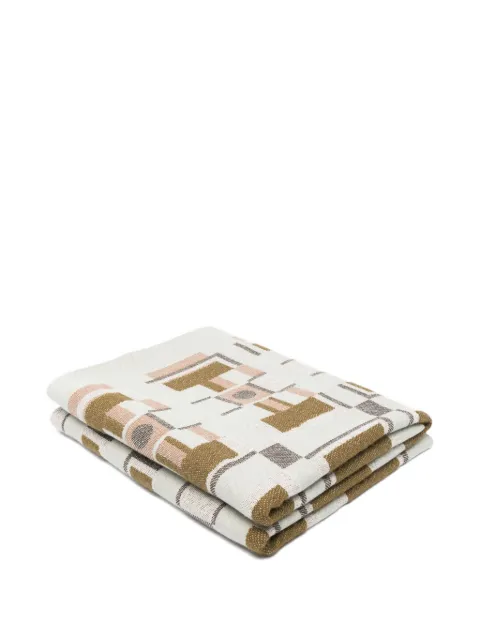 Soho Home Benton geometric-pattern throw Neutrals 78110903