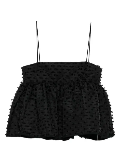 Cecilie Bahnsen 3D-detail top Black 225RTW11012