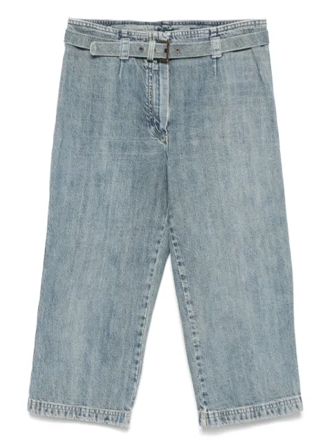 CHANEL Pre-Owned 2000s belted jeans Blue CH790TU