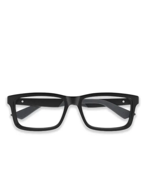 MONT BLANC EYEWEAR rectangle glasses Black MB0402O002