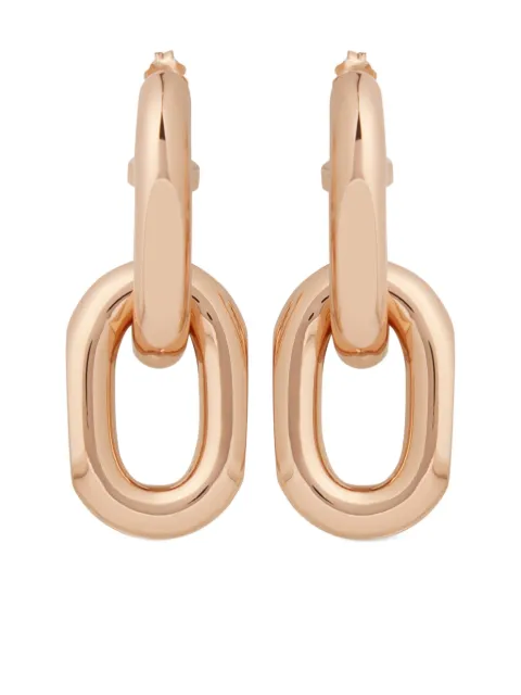 Rabanne Double XL Link earrings Pink 25ABB0024MET785