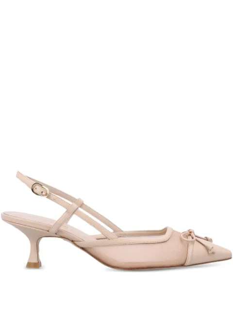 Stuart Weitzman 50mm Kitty pumps Neutrals SK650MSPXWM